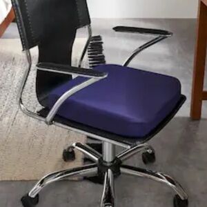 Tempur-Pedic Memory Foam Seat Cushion in Navy Blue, NWT Open package no box